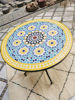 Picture of CUSTOMIZABLE Mosaic Table - Crafts Mosaic Table - Mosaic Table Art - Mid Century Mosaic Table - Handmade Coffee Table For Outdoor & Indoor | Handmade Mosaic Table For Outdoor & Indoor | Moroccan Style Artwork