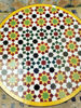 Picture of CUSTOMIZABLE Mosaic Table - Patio Coffee Table - Custom Your Table's Colors And Height | Handmade Mid Century Mosaic Coffee Table - Moroccan Artwork, Customizable