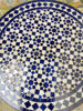 Picture of Handmade Mid-Century Mosaic Coffee Table – Blue Crafted Moroccan Table