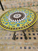 Picture of Green Pistachio Mosaic Table - Crafts Mosaic Table - Mosaic Table Art - Mid Century Modern Table - Outdoor Handmade Coffee Table