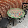 Picture of CUSTOMIZABLE Mosaic Table - Crafts Mosaic Table - Mosaic Table Art - Mid Century Mosaic Table - Handmade Coffee Table For Outdoor & Indoor | Handmade Mid Century Mosaic Coffee Table | Moroccan Tiles Crafted Coffee Table