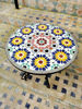 Picture of CUSTOMIZABLE Mosaic Table - Crafts Mosaic Table - Mosaic Table Art - Mid Century Mosaic Table - Handmade Coffee Table For Outdoor & Indoor | Crafted Mosaic Table For Outdoor & Indoor | Moroccan Artwork
