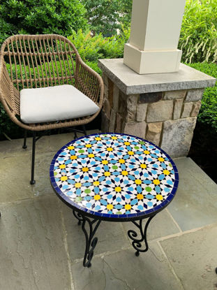 Picture of Mosaic Table - Crafts Mosaic Table - Mosaic Art - Mid Century Modern Table - Handmade Coffee Table For Outdoor & Indoor