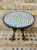 Picture of Mosaic Table - Crafts Mosaic Table - Mosaic Art - Mid Century Modern Table - Handmade Coffee Table For Outdoor & Indoor