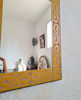 Picture of Engraved Yellow Mosaic Wall Mirror - Wall Mirror - CUSTOMIZABLE Wall / Floor Mirror - ( Indoors & Outdoors ) Mirror - Handmade Mosaic Mirror | Mosaic Home Decor Mirror | Wall Mirror Rectangular