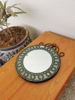 Picture of Mosaic Wall Mirror - Wall Mirror - CUSTOM Round Wall / Floor Mirror - ( Indoors & Outdoors ) Mirror - Handmade Mosaic Mirror 8" to 20" Or +