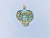 Picture of Gold Opal Winged Scarab Necklace