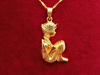 Picture of Gold Squat Young King Tut Necklace