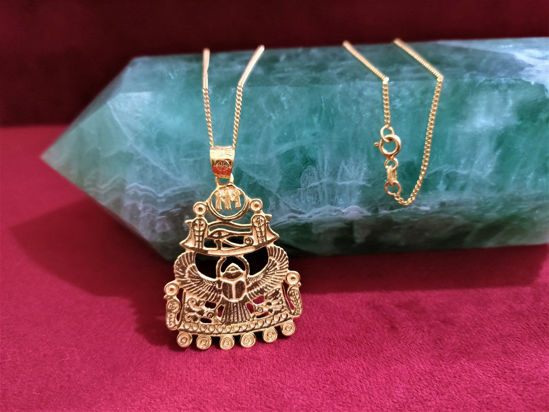 Picture of Filigree Gold King Tut Necklace