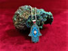 Picture of Hamsa Good Luck Hand Of Fatima Protection Necklace