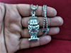 Picture of God Bes Silver Necklace