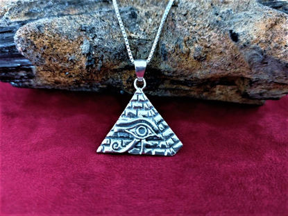 Picture of Sterling Silver Pyramid Pendant