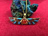 Picture of Gold Winged sun disc Necklace