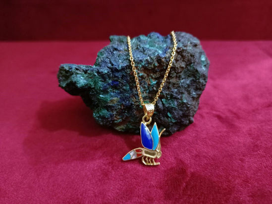 Picture of Unique 18K Gold Filled Sterling Silver Royal Bee Necklace