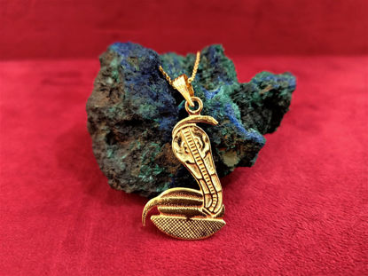 Picture of Gold Goddess Wadjet Protector of The Pharaoh Necklace