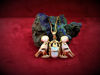 Picture of Opal Gold Scarab Flanked By Two Horus Gods Necklace