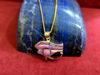 Picture of Opal Eye Of Horus Gold Necklace