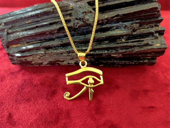 Picture of Gold Eye of Horus Necklace