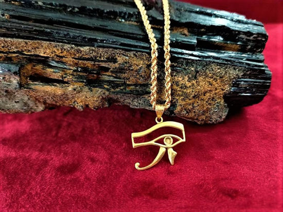 Picture of Gold Eye of Horus Necklace