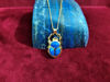 Picture of Sparkle Blue Opal Scarab Necklace