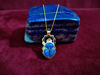 Picture of Sparkle Blue Opal Scarab Necklace