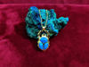 Picture of Sparkle Blue Opal Scarab Necklace