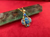 Picture of Blue Gold Opal Winged Scarab Necklace