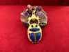 Picture of Blue Gold Opal Scarab Pendant Necklace