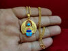 Picture of Winged 18K Gold Filled Sterling Silver Scarab Beetle Necklace