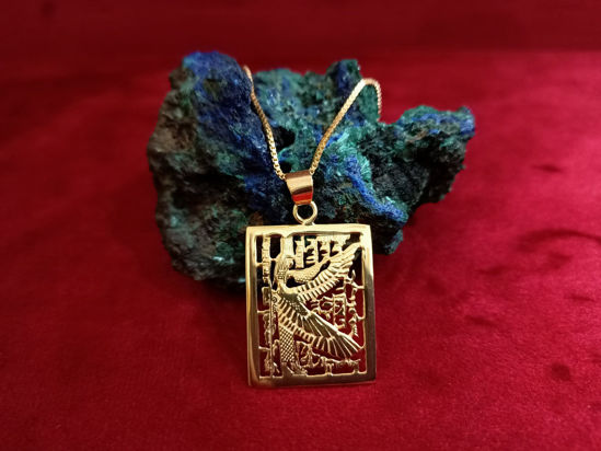 Picture of Gold Isis Goddess Of Fertility Necklace