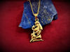 Picture of Gold Isis Holding Lotus Flower Necklace