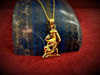 Picture of Gold Isis Holding Lotus Flower Necklace