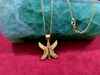 Picture of Silver Gold Filled Winged Isis Necklace