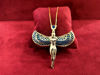 Picture of Real Gold Opal Goddess Isis Pendant Necklace