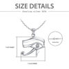 Picture of Egyptian Eye of Horus Sterling Silver Necklace High Quality 925 Sterling Silver