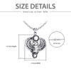 Picture of Sterling Silver Ankh Key Of Life Necklace Ancient Egyptian Amulet