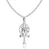 Picture of Sterling Silver Ankh Key Of Life Necklace Ancient Egyptian Amulet