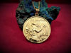 Picture of Old Silver Gold Filled Anubis Coin Necklace