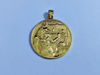Picture of Old Silver Gold Filled Anubis Coin Necklace