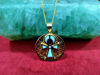 Picture of Gold Opal Ankh Necklace