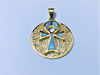 Picture of Gold Opal Ankh Necklace