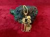 Picture of Beautiful Seated Goddess Gold Sekhmet Necklace