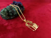 Picture of Beautiful Seated Goddess Gold Sekhmet Necklace
