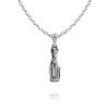 Picture of Sterling Silver Goddess Bastet The Cat Necklace