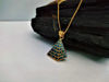 Picture of Gold Opal Egyptian Pyramid Necklace