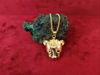 Picture of Goddess Of Healing Sekhmet Gold Necklace