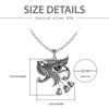 Picture of Sterling Silver God Horus Necklace Egyptian Amulet Jewelry