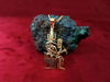 Picture of God Thoth On The Throne Gold Necklace