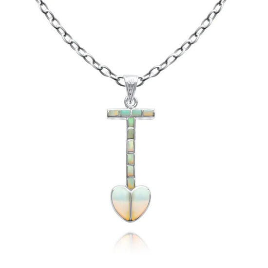 Picture of Sterling Silver Sema Union Necklace Ancient Egyptian Jewelry