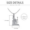 Picture of Sterling Silver God Amun Necklace Egyptian Royal amulet